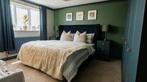 Modern Bedroom with Teal Accents and World Map Art