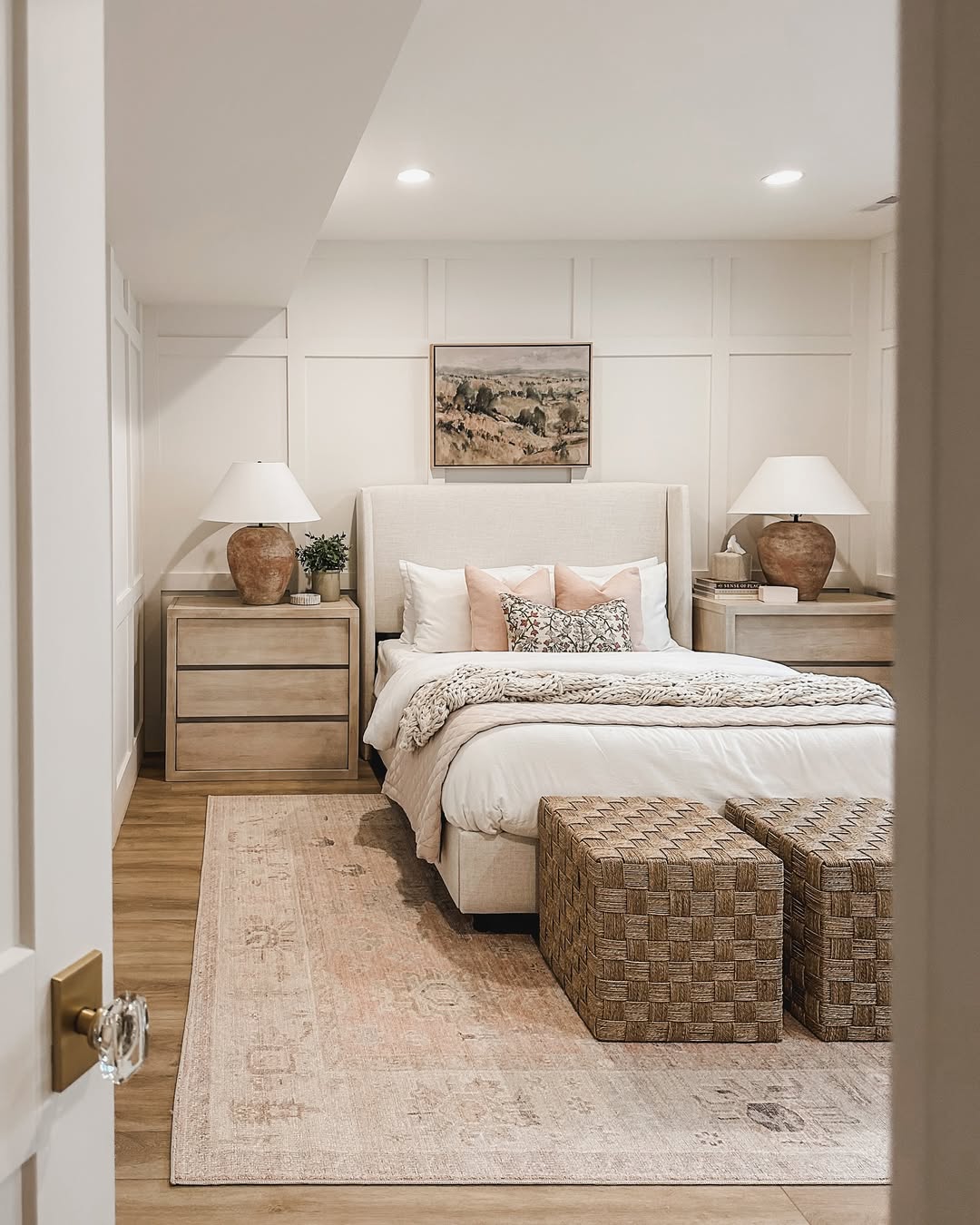 Soft Neutrals with Shiplap and Terracotta Pops