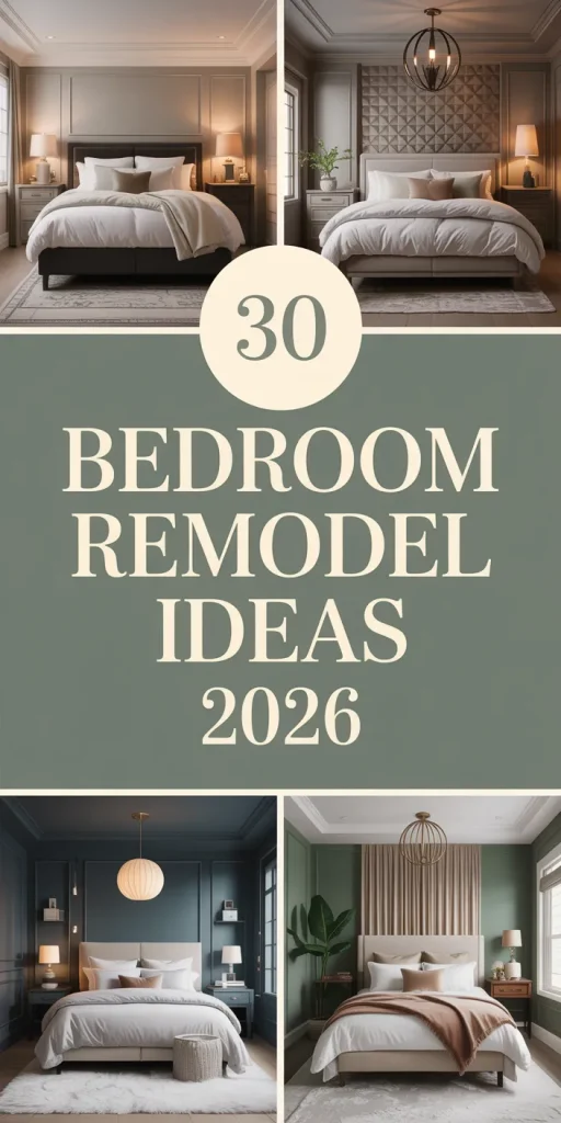 Cozy Bedroom with Ruffled Pale Pink and Natural Wood Accents
