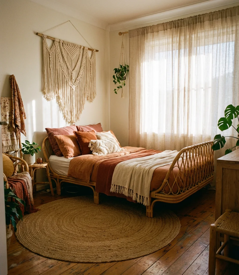 Bohemian Layering for a Free-Spirited Retreat 1