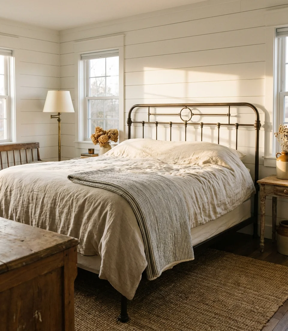 Joanna Gaines-Inspired Farmhouse Bedroom 2