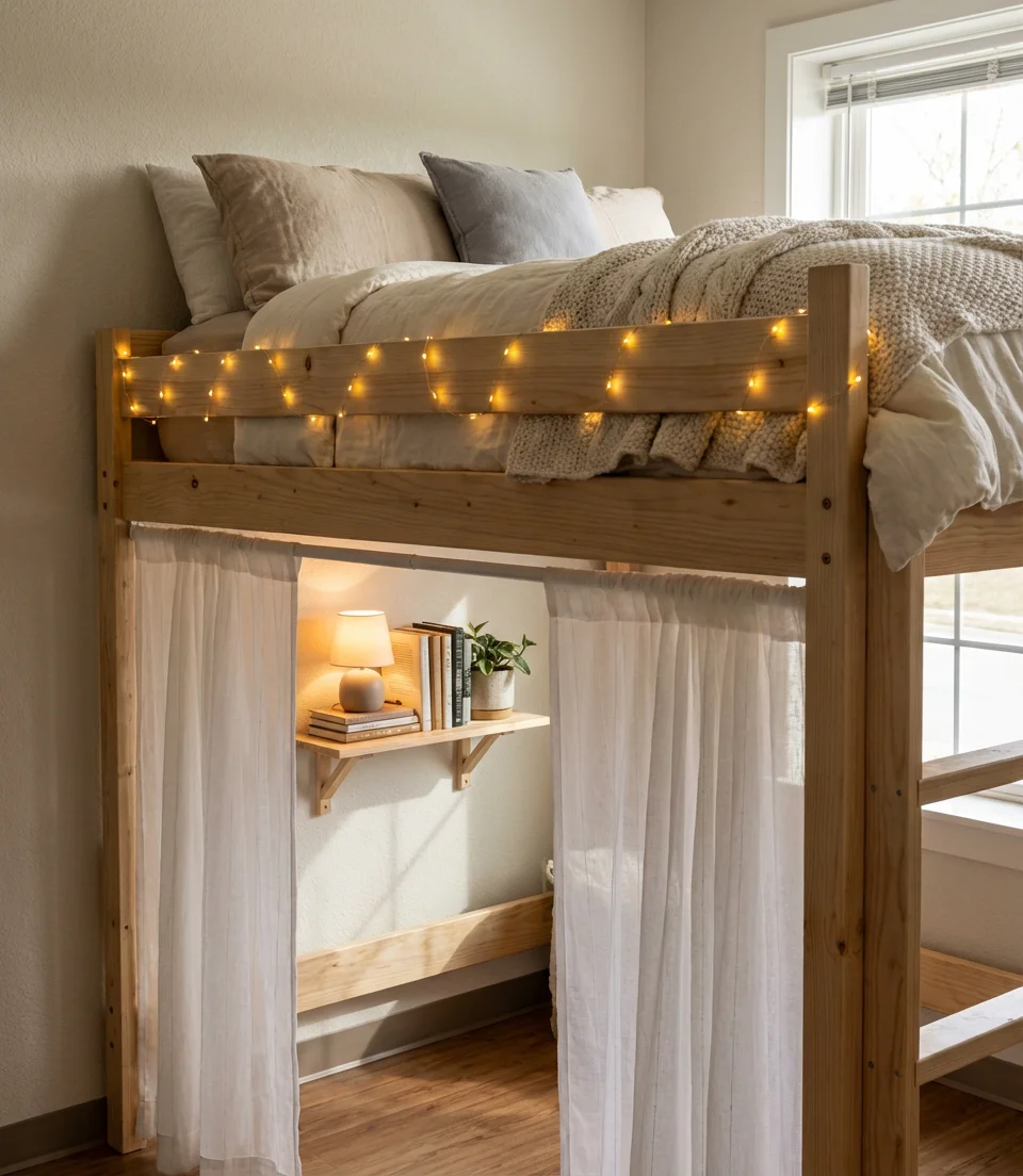 Cozy Loft Bunk for Dorm Rooms 1