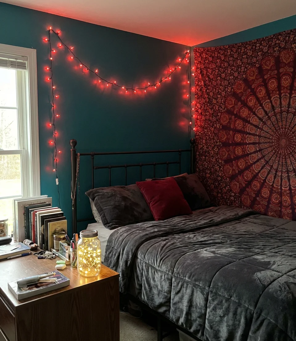 Red Ideas Aesthetic Bedroom for Teens and Young Adults 1