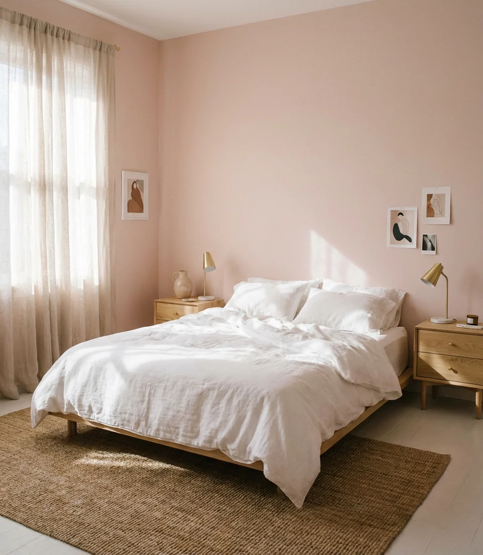 Blush and White Minimalist Retreat 1