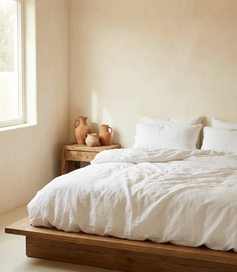 Limewash Textured Wall in Warm Cream 1