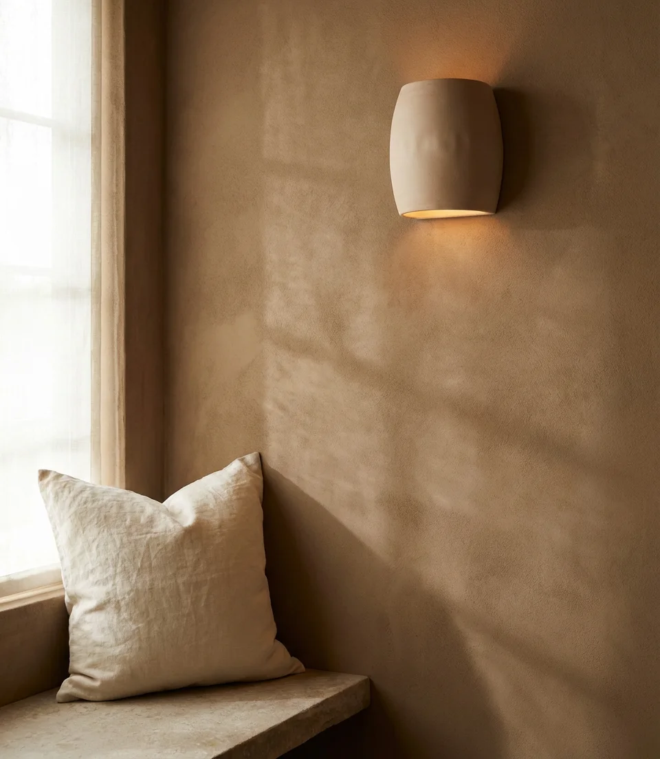 Warm Brown Painted Accent Wall 2
