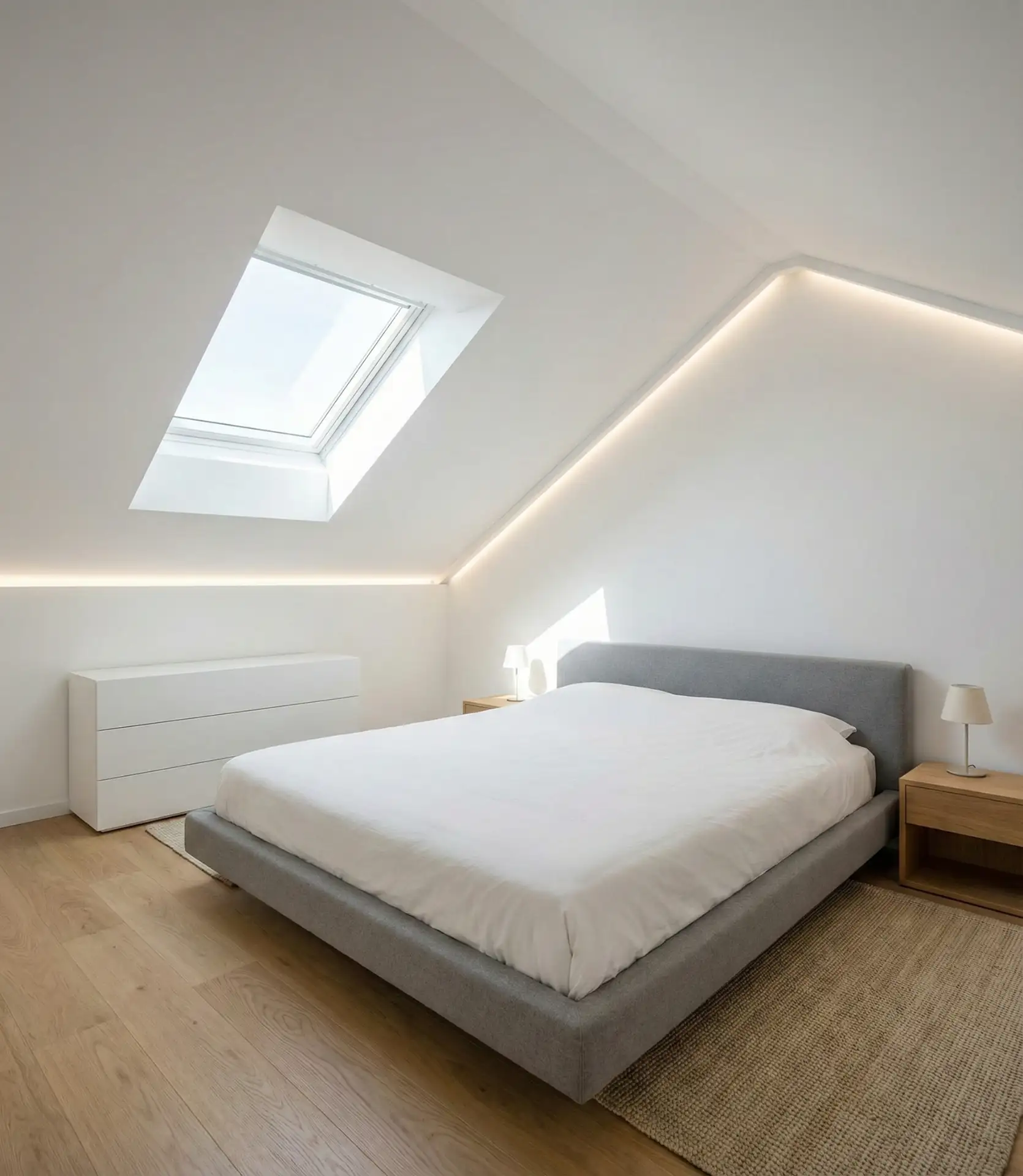 Angled Ceilings with Recessed Lighting 2
