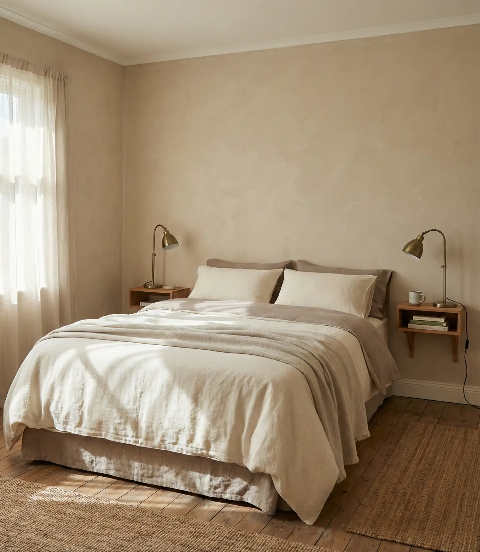 Dual Nightstands for Couples in Narrow Rooms 2