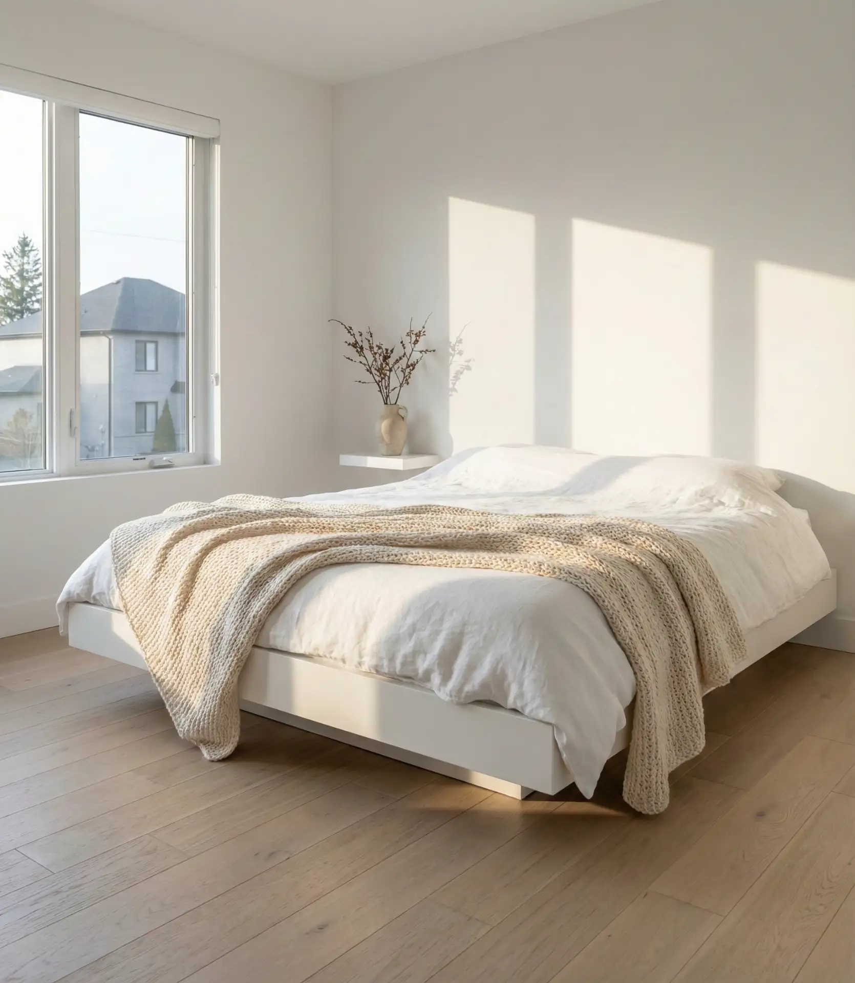 All-White Minimalist Sanctuary 2
