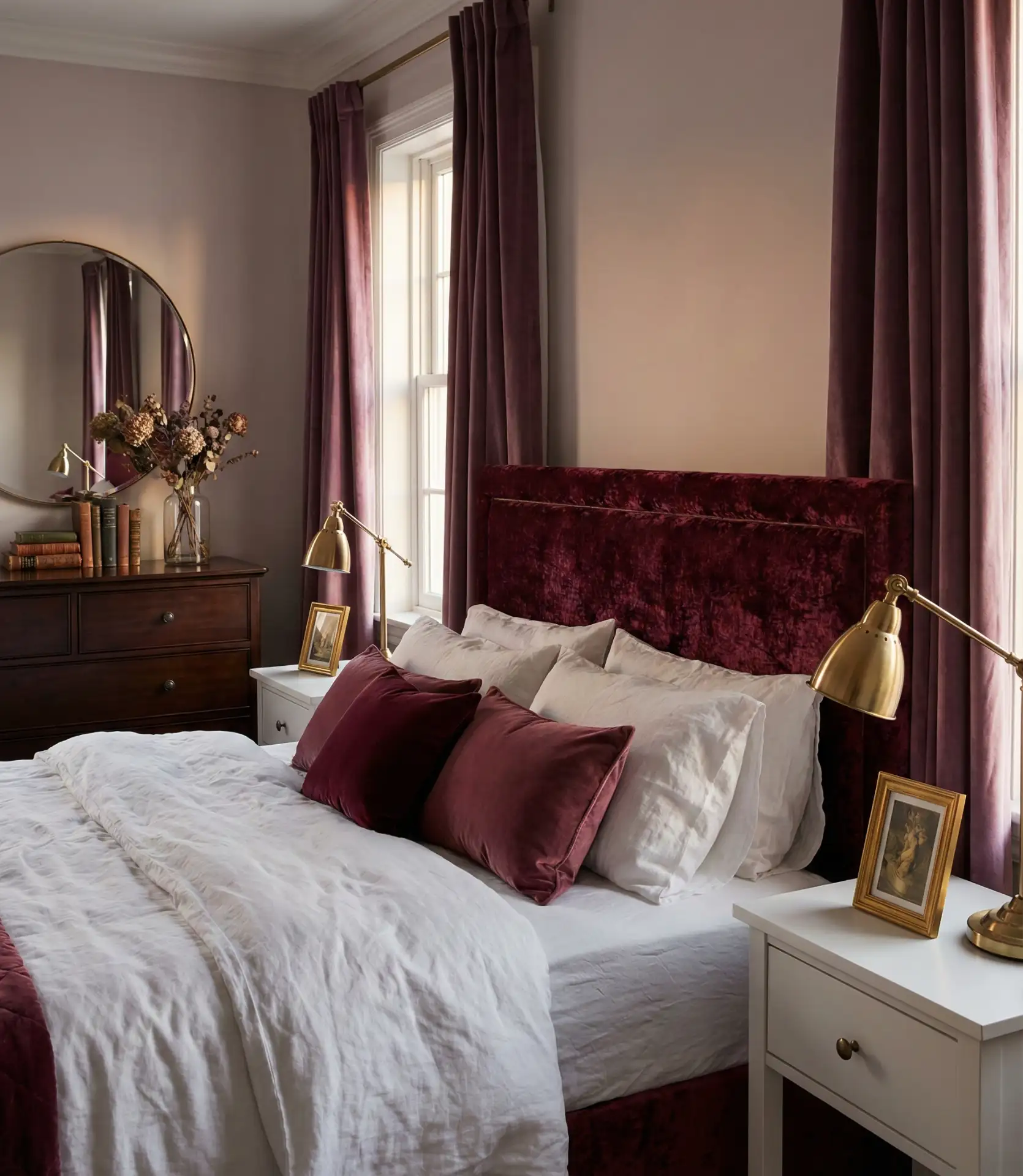 White and Burgundy Richness 2