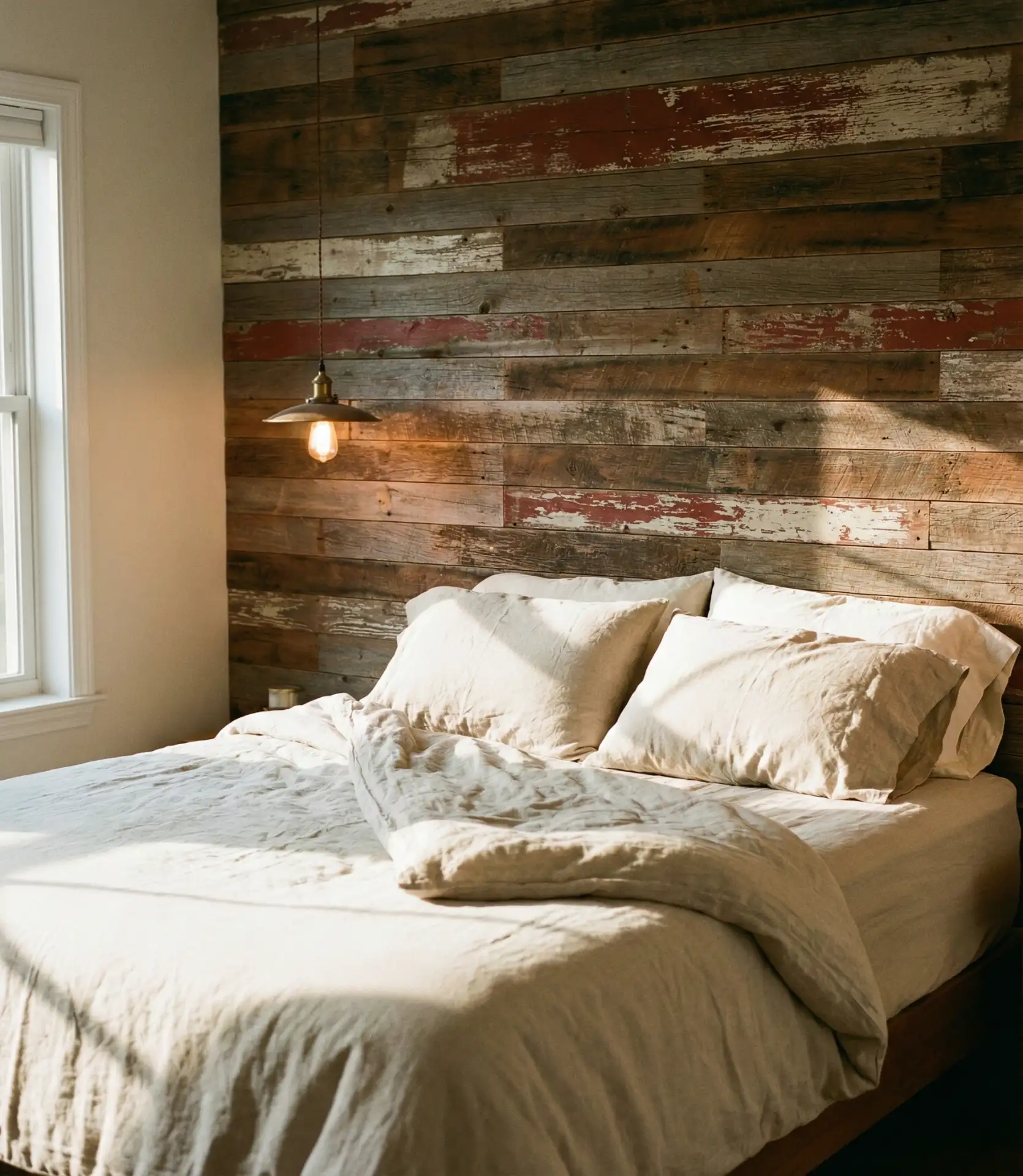 Reclaimed Wood Statement Wall 2