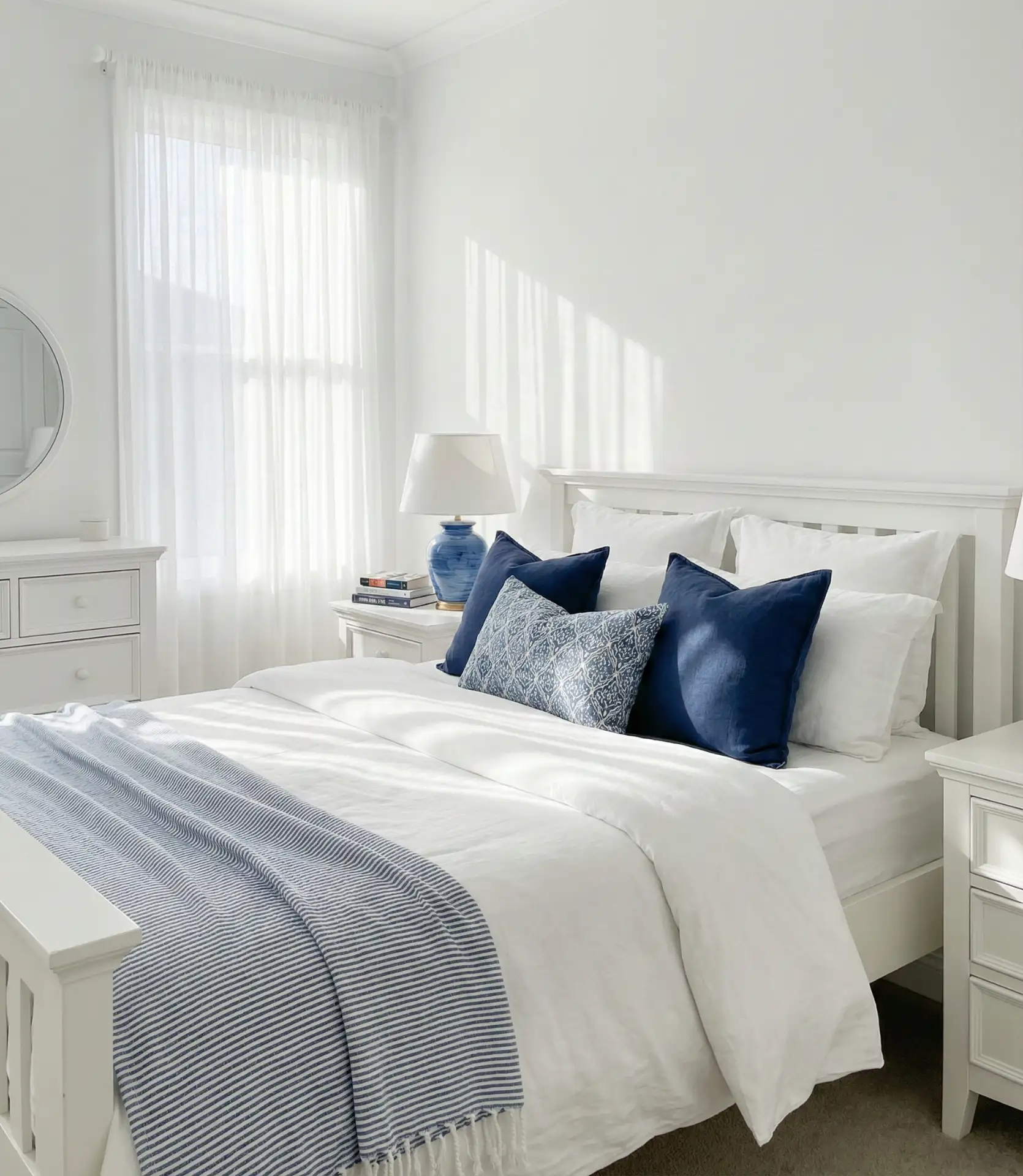 White and Blue Serenity 1