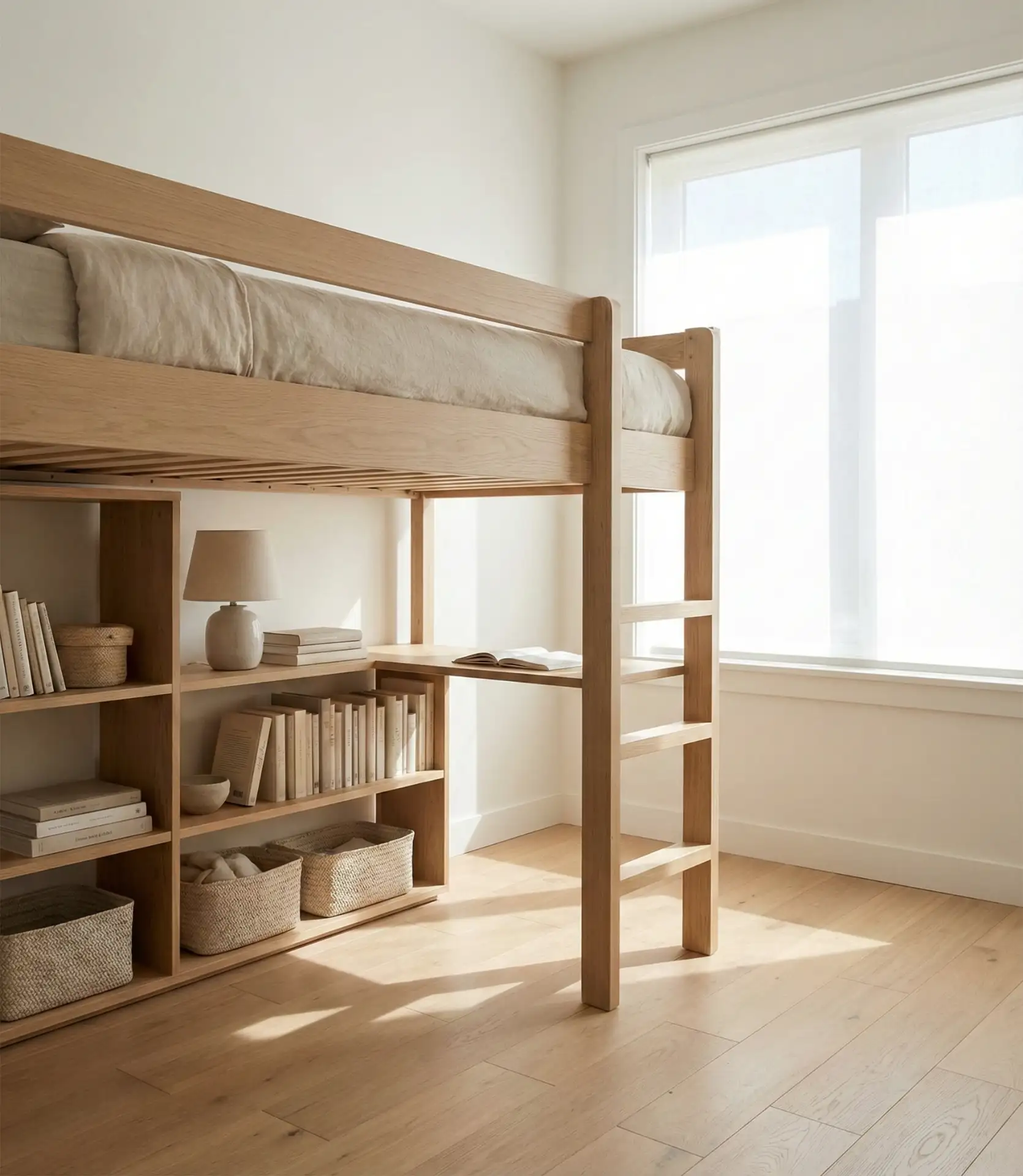 Loft Bed for Small Rooms Space Saving 2