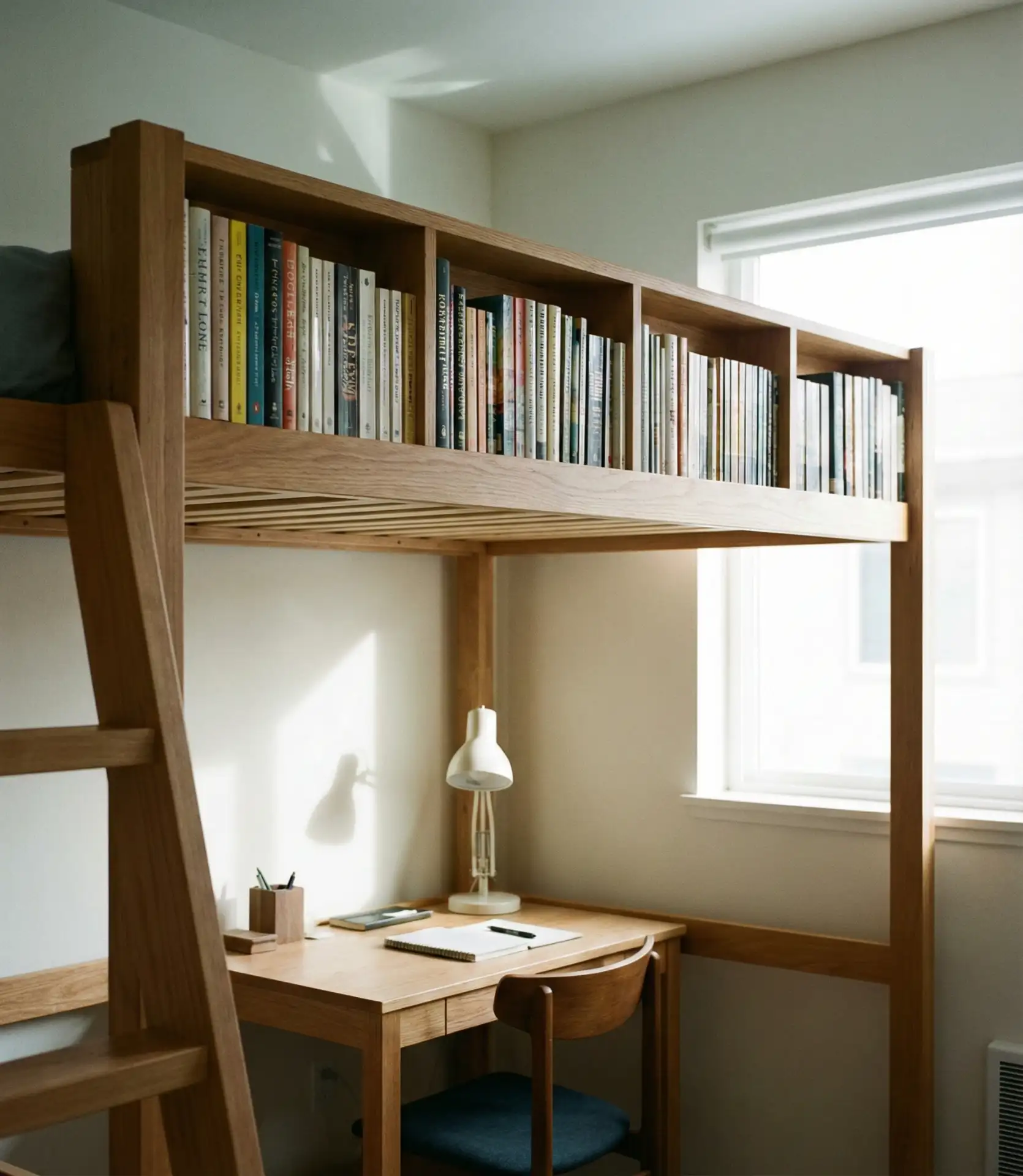 Scandinavian-Style Loft Bed 1