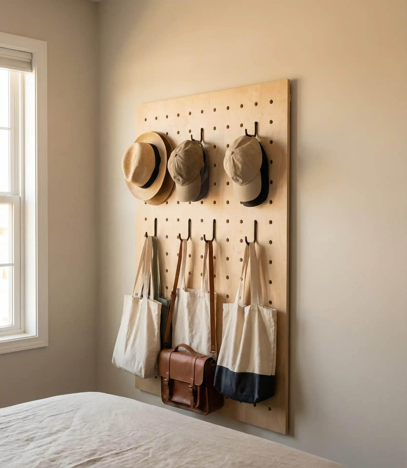 Pegboard Walls for Flexible Organization 2